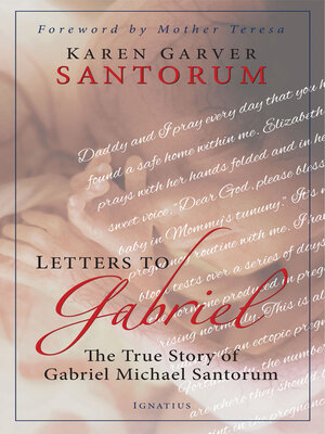 cover image of Letters to Gabriel